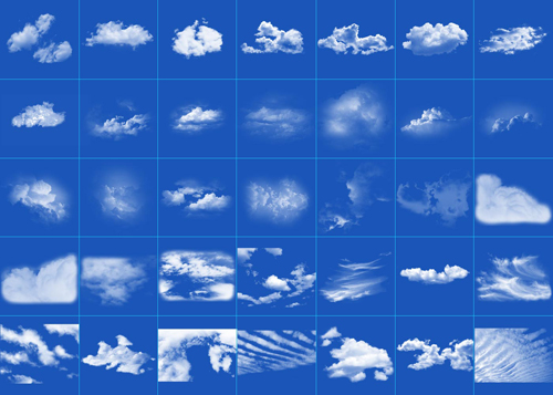 Photoshop Bulut Fırçaları(clouds brushes)